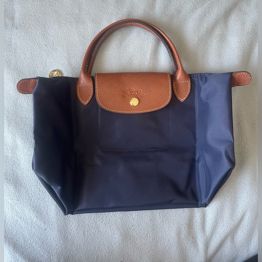 Longchamp's Le Pliage Original S Handbag‎ - navy blue - Picture 2 of 10